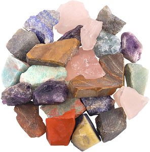 Diffusore naturale per aromaterapia di 2-3cm di <span class=keywords><strong>quarzo</strong></span> <span class=keywords><strong>rosa</strong></span> ruvido e ruvido di pietra Chakra - Product Image 5