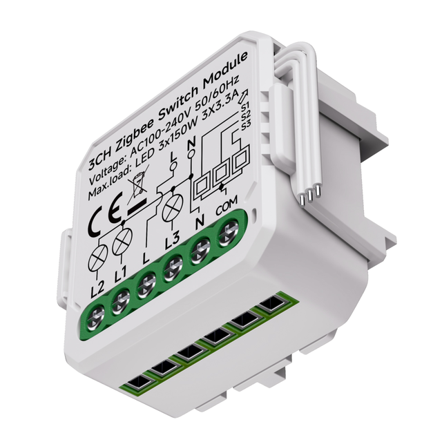 Tuya Zigbee Smart Light Switch with Touch Control WiFi Compatible Smart Home Wall Switches and Sockets