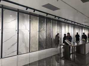 Biệt thự sang trọng gạch đá cẩm thạch lớn tấm thạch anh nền tường gạch cho phòng khách TV cho hội trường ngoài trời <span class=keywords><strong>s</strong></span>àn ăn hiển thị đứng - Product Image 5