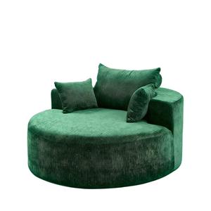 हॉट सेलिंग राउंड लिविंग रूम फर्नीचर अवकाश सोफा आलसी लोग उच्च घनत्व वाले फोम सोफे नरम और आरामदायक - Product Image 2