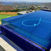 Oberirdische Acryl pools Klares Plexiglas-Acrylglas für den Außen pool