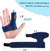 Attelle de doigt de déclenchement d'attelle de doigt pour la douleur d'arthrite de doigt de Pinky d'anneau moyen d'index, blessure de Tendon, doigt cassé de maillet