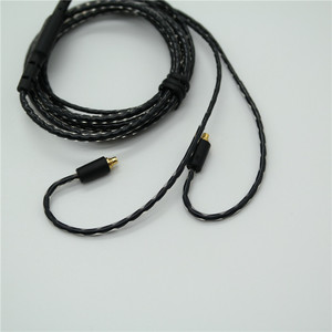 High-End MMCX Braided Replacement Cable For Westone Soni XBA Z5 A3 <b>A2</b> Audio Cable Black Aluminum Tin Plated <b>Copper</b> - Product Image 3