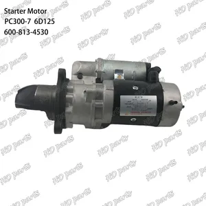 PC300-7 6D125 Starter Motor 24V 600-813-4530 600-813-4670 Suitable For Komatsu Engine Parts