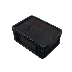 Boîte <span class=keywords><strong>de</strong></span> rangement en <span class=keywords><strong>plastique</strong></span> conforme aux normes ESD <span class=keywords><strong>avec</strong></span> <span class=keywords><strong>couvercle</strong></span> rabattable, conçue pour le <span class=keywords><strong>transport</strong></span> et le stockage sécurisés des appareils sensibles - Product Image 2