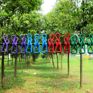 Tendedero retráctil portátil con 12 clips, tendedero resistente al viento para uso en interiores y exteriores - Product Image 3