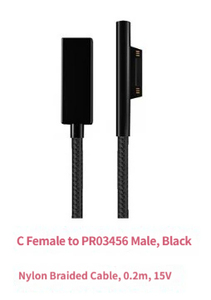 Câble de charge rapide USB-C PD avec déclencheur de charge 1,8 m pour tablette Microsoft Surface Pro 5 6 7 – Pièces de rechange pour chargeur - Product Image 4