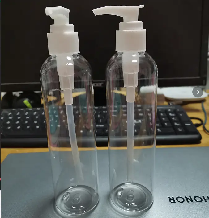 卸売プラスチック250ml空PET手洗いボトル8オンス250mlプラスチックポンプボトルポンプボトル250 ml