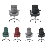 Chaise de bureau de direction ergonomique et confortable Chaises de bureau d'ordinateur en tissu maillé d'entreprise à dossier haut de luxe