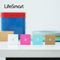 Interrupteur intelligent sans fil Wi-Fi LS069 pour système de maison connectée, commande à un bouton, autonomie de 1 an, portée 7-10m