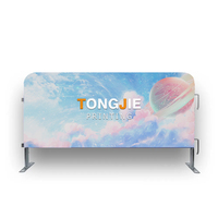 Bannière en maille résistante aux déchirures TongJie, personnalisée en polyester, impression simple, pour événements sportifs en plein air, publicité