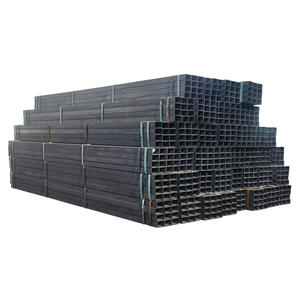Bagian 40X40mm 60X60 jahitan lurus karbon Las <span class=keywords><strong>Hot</strong></span> <span class=keywords><strong>Rolled</strong></span> pipa baja persegi Q355b bagian berongga tabung baja persegi panjang - Product Image 1