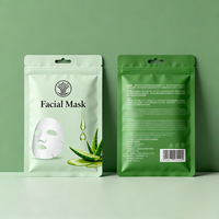 Sachet personnalisé pour masque facial, emballage de crème pour le visage, pochette cosmétique, sac d'emballage pour masque facial