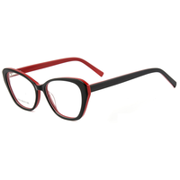 Monture de lunettes optiques classiques œil-de-chat Elan Optical RD26080 en acétate pour femmes, monture complète, vente en gros, approvisionnement direct usine