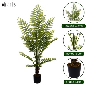 Oh Arts Proveedor Venta 120cm de altura Planta de <span class=keywords><strong>Jacaranda</strong></span> Artificial Planta de suelo <span class=keywords><strong>tropical</strong></span> para decoración de interiores - Product Image 6