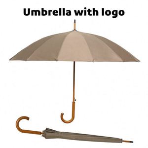 Hot Sale Custom Golf Umbrella Business <b>Gift</b> Advertising Logo Printing Straight Umbrella Windproof Waterproof Umbrella for Rain - Product Image 3