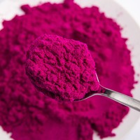 100% Pure Private Label Poudre de fruit du dragon lyophilisée Poudre de pitaya rouge