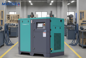 MULTSEA Stationary Lubricated Screw <strong>Air</strong> Compressor <strong>Air</strong> Cooled Silent Manufacturing 40~75 HP/220v/110v Proven High Efficiency - Product Image 1