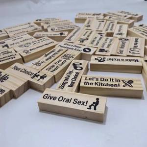 Ninghao 48 cái cặp đôi hoạt động ngày đêm ý tưởng người lớn đêm tiệc trò chơi quà tặng valentine lộn xộn tháp xếp khối trò chơi - Product Image 3