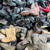 Chaussures d'occasion de marques variées S23 à prix de gros – Bottes pour femmes de qualité à prix abordable, en balles, tige en PU, toutes saisons