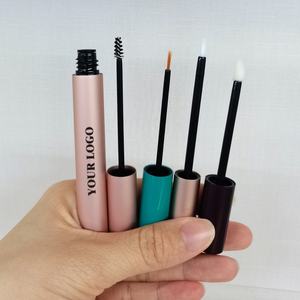 Emballage de tube de mascara de luxe 7 ml, conteneur de mascara fin, logo personnalisé, tube en métal pour mascara - Product Image 1