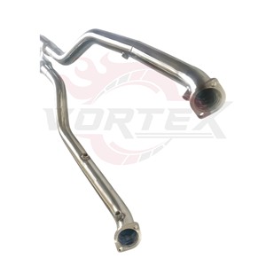 Tuyau intermédiaire Vortex en acier inoxydable austénitique SS304 pour BMW M3 E90 E92 4.0L avec double échappement central résonné XPipe, ensemble de modification de ligne d'échappement - Product Image 5