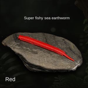 WEI 15 pz/borse 20 pz/borsa esca morbida di alta qualità Luer bionico resistente al morso con lombrico pesce e sale Texas - Product Image 5