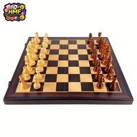 Modernes Design Quadratisches Holz-Schachbrett Hergestellt aus Holz Schachbrett für Professionelle Spieler Wettkampf-Nutzung Schachbrett