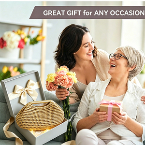 Borse a Mano Metallizzate <span class=keywords><strong>di</strong></span> Lusso Fatte a Mano all'Ingrosso Pochette da Sera da Matrimonio Borsa all'Uncinetto per Donna - Product Image 6