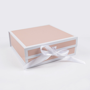 Box Wedding Gift AP38A Bridesmaid Proposal Box Wedding Present Foldable Custom Wholesale Gift Packaging Boxes With Ribbon