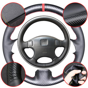 होंडा क्रव CR-V 1997-2001 समझौते के लिए कार्बन फाइबर स्टीयरिंग व्हील कवर 6 1998-2002 ओडेसी 1998-2001 - Product Image 1