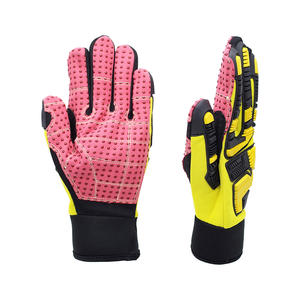 Guantes personalizados, cómodos, antigolpes, antiimpacto, para las cuatro estaciones, antideslizantes, ignífugos, anticalor, de trabajo, cuero genuino a bajo precio - Product Image 4