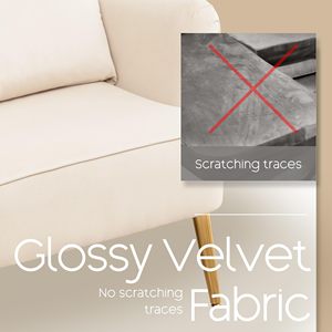 Living Room <strong>Wingback</strong> <strong>Arm</strong> <strong>Chair</strong> Modern Bedroom Sofa Velvet Upholstered Comfy Single Side Armchair Accent <strong>Chair</strong> With Pillow - Product Image 3