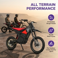 Moto tout-terrain haute vitesse SHANSU Q2, batterie 48V 20.8Ah, moto électrique tout-terrain, amortisseur hydraulique