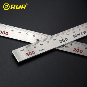 Rur Stainless Steel Ruler 300mm Industrial Measurement Tool Precision Metal Straight Edge - Product Image 1