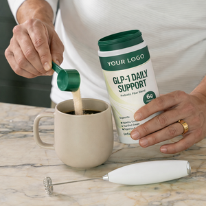 GLP-1 Natural, Soporte Diario, Fibra Prebiótica en Polvo Instantáneo, Vegano, <span class=keywords><strong>Sin</strong></span> <span class=keywords><strong>Gluten</strong></span>, para la Salud Intestinal y la Digestión en Adultos - Product Image 2