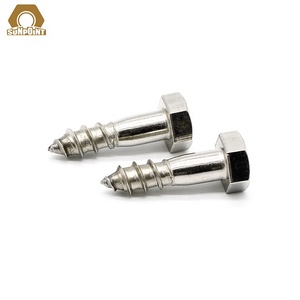 Tornillo Para Madera de cabeza hexagonal Madera DIN571 Gal tornillos <span class=keywords><strong>muebles</strong></span> - Product Image 2