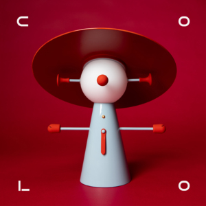 Lámpara de Esquina Cloo Buddy E27 con Interruptor, Diseño Abstracto, Lámpara de Escritorio, Lámpara de Noche, Luz Ambiental para Dormitorio - Product Image 1