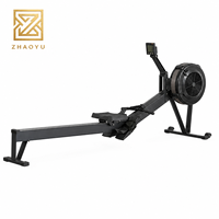 ZY - Máquina de Remo con Resistencia de Aire Comercial, Equipo de Entrenamiento Cardiovascular para Interiores, Remo de Fitness para Gimnasios, Clubes y Estudios