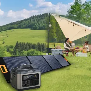 Nextgreenergy 300W 700W1200W 2200W 3000W Power Storage Battery Solar Power Station portátil para carro, casa, escritório, ao ar livre