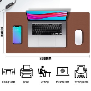 Đa chức năng hai mặt lớn PU da Chuột chơi game pad cho bàn phím máy tính và Chuột không thấm nước da bàn văn phòng <span class=keywords><strong>mat</strong></span> - Product Image 4