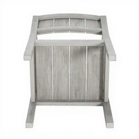 Chaise de salle à manger en polystyrène et bois composite, design inaltérable