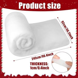 Tapis de <span class=keywords><strong>neige</strong></span> blanc doux pour les décorations et les présentoirs de vacances - Product Image 2