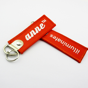 Bán buôn tùy chỉnh dây đeo cổ tay in logo dây đeo cổ tay vòng chìa khóa xe máy khâu Keychain Keyring - Product Image 6