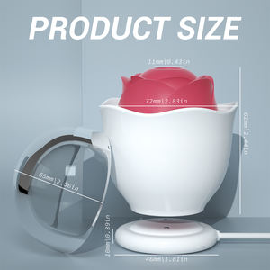 S-hande Rose Sucer Vibromasseur Masturbation Féminine Frapper Lumières Colorées 9 Mode Fréquence Jouet de Plaisir - Product Image 6