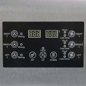 เครื่องทำน้ำสเลอว์220V ถังแช่แข็งแบบยุโรปถังเดี่ยว15L * 3 - Product Image 4