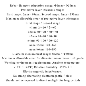 Rilevatore di posizione delle armature R51S e scanner per lo spessore del rivestimento in calcestruzzo per la localizzazione delle armature - Product Image 6