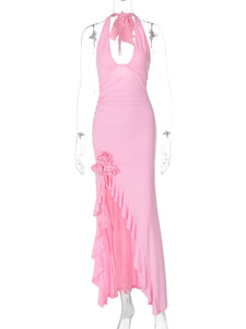 Nuovo Arrivo: Abito da Donna a Vita Alta con Collo all'Americana - Product Image 6