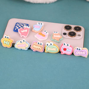 เคสใส่โทรศัพท์ทำมือลายตัวอักษร<span class=keywords><strong>ภาษา</strong></span>อังกฤษทำจากเรซินอุปกรณ์ตกแต่งโมเดลสัตว์อนิเมะทำด้วยมือเรซินทำมือ - Product Image 4