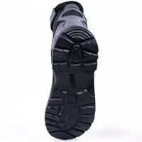 Bottes de travail d'extérieur à lacets, tissu respirant, semelle en caoutchouc antidérapante pour utilisation sur le terrain